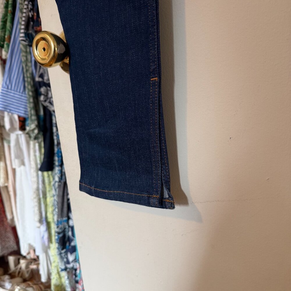 GANNI Side Slit Dark Wash Jeans - Picture 5 of 9